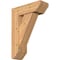 Ekena Millwork Traditional Slat Smooth Bracket w/ Offset Brace, Western Red Cedar, 7 1/2"W x 22"D x 30"H BKT0806X22X30TRA06SWR - alternate 1